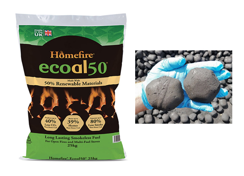 Homefire Ecoal50 Smokeless Briquette